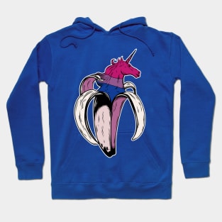 Bisexual Unicorn Banana LGBT Pride Flag Hoodie